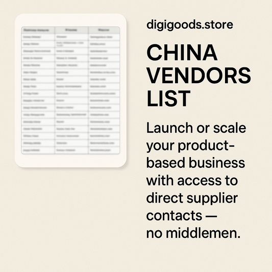 From china with profit